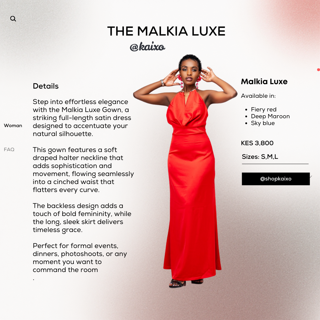 Malkia Luxe Dress
