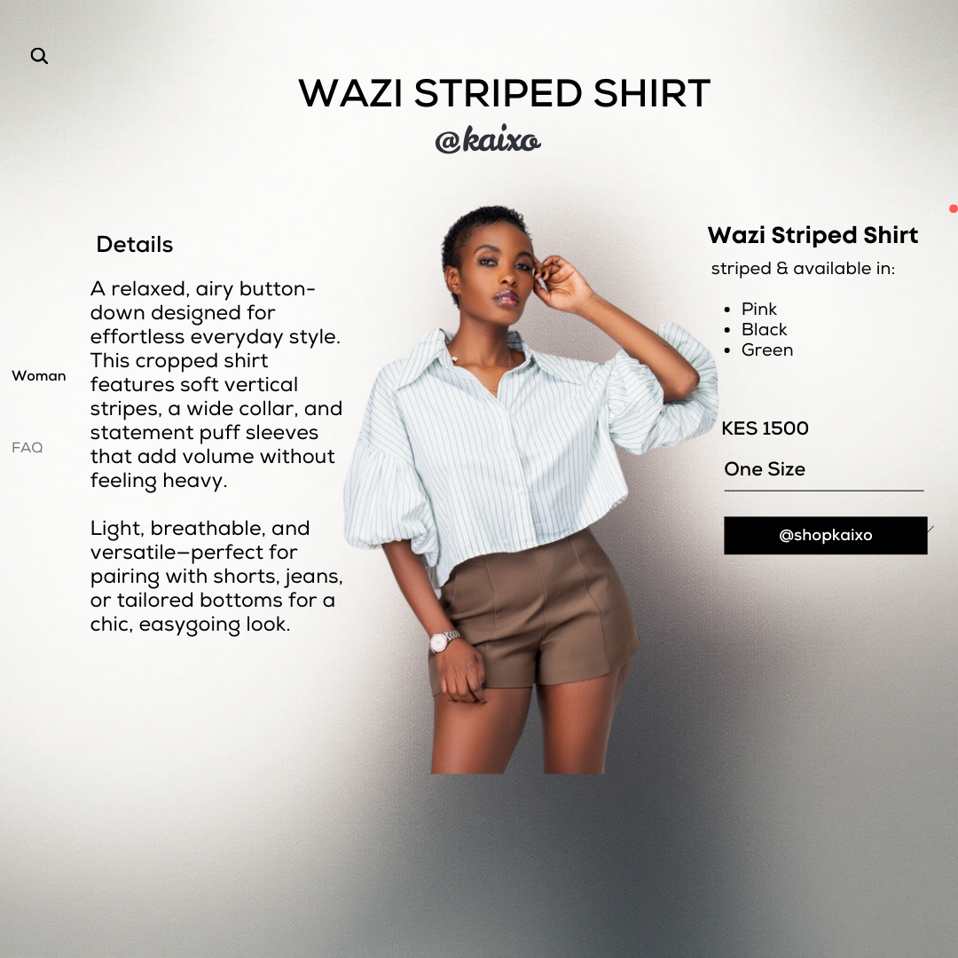 Wazi Striped Shirt