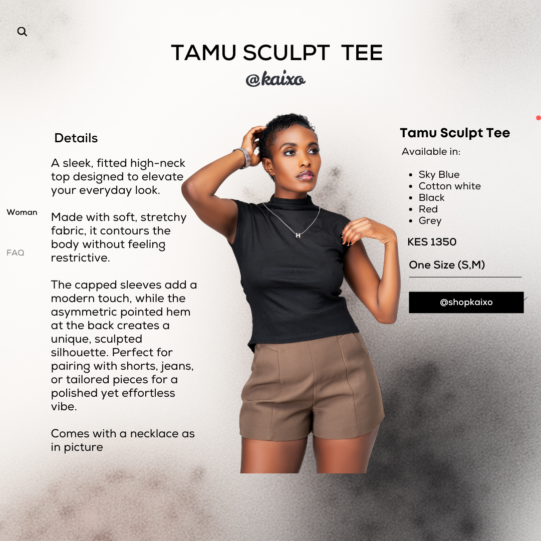 Tamu Sculpt Tee